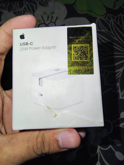 Original Apple Charger 25W slightly used with original Apple Cable