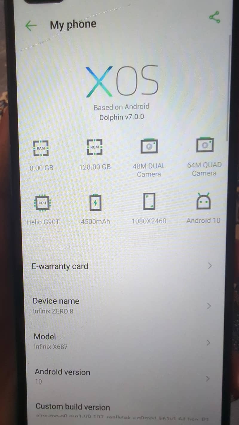 Infinix Zero 8 2
