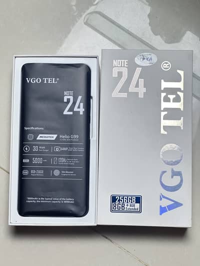 Vgotel note 24 8gb / 256gb