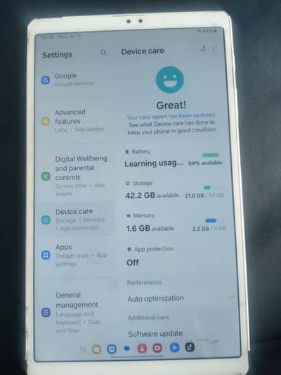 Samsung a7lite 4gb 64gb