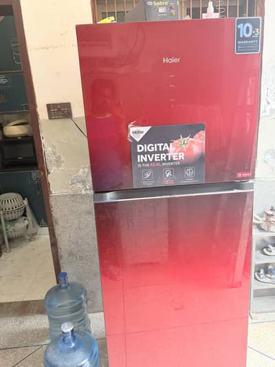 I m selling Haier fridge good condition 2 years used 7 years warranty