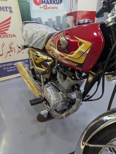Honda CG 125CC Gold edition self start 2026 zero meter