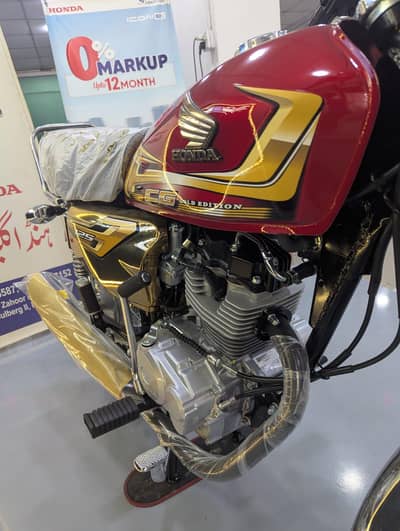 Honda CG 125CC Gold edition self start 2026 zero meter