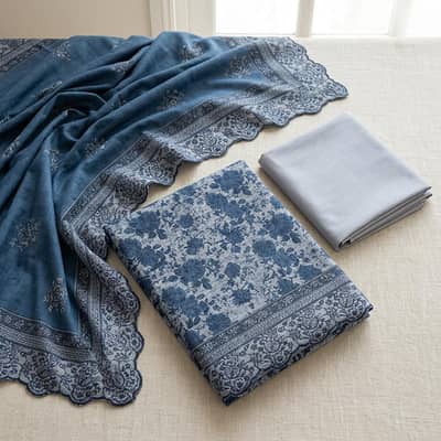 imported fabric and print lawn Embroidered and free delivery