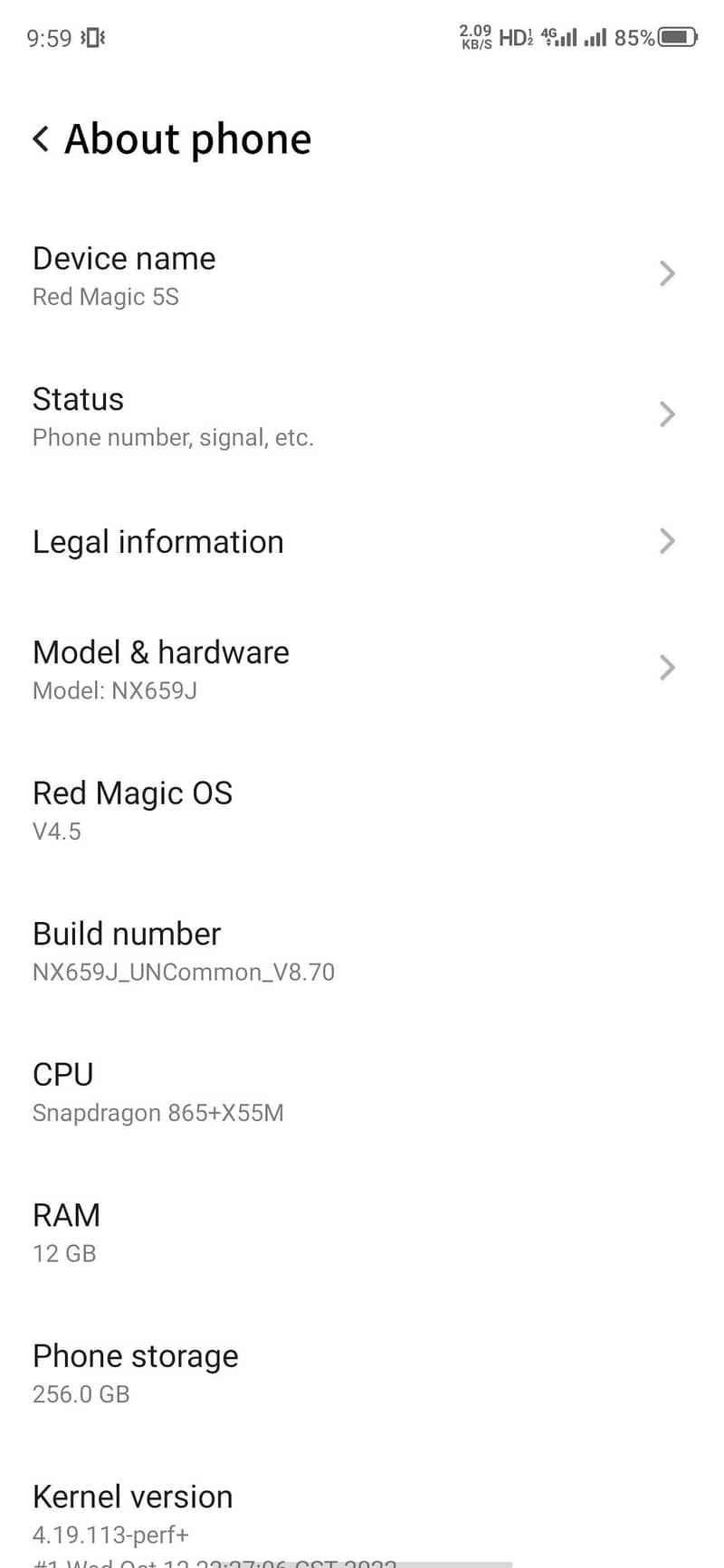 Redmagic 5s 1