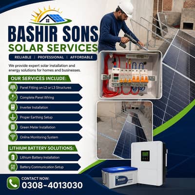 Solar Panel Installation Services in Lahore | Solar Services