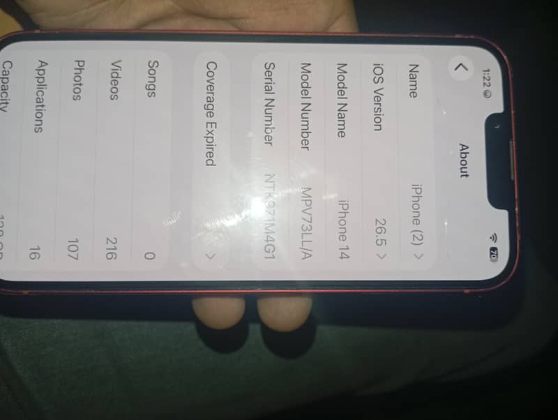 Apple iPhone 14 plus 8