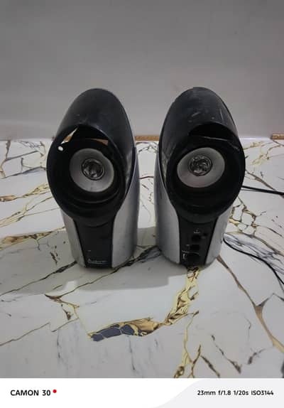 Audiotonic Computer and Led Speakers.