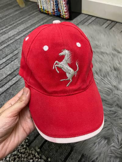 Branded Caps used as display pieces