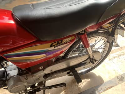 Honda CD70 2015 Model-Rawalpindi Registration
