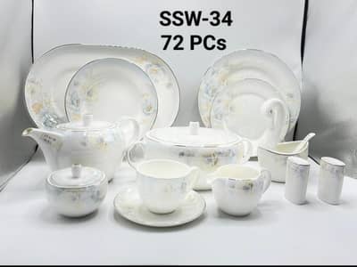 73 PCs Dinner Sets. Super Bone