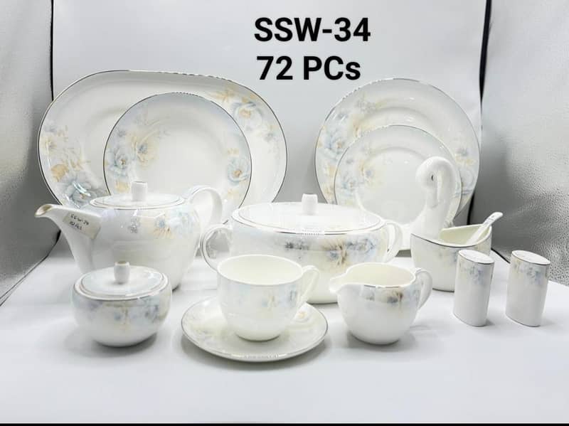 73 PCs Dinner Sets. Super Bone 0