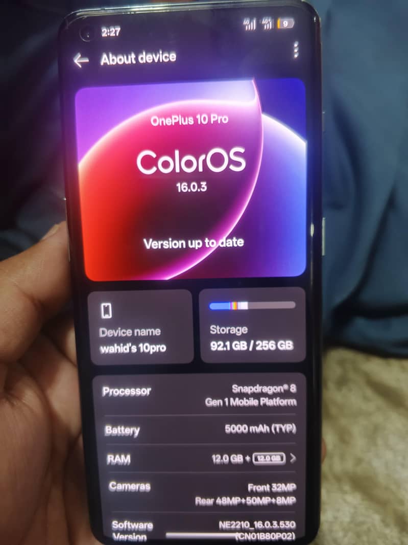 One Plus 10 Pro 6