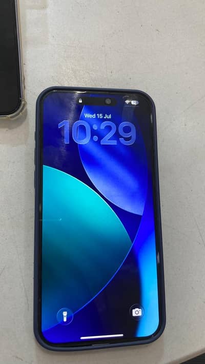 iPhone 15 Pro Max blue titanium waterpack 256gb