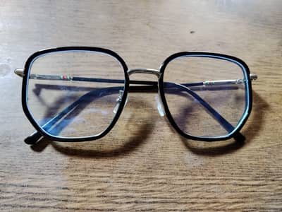 Trendy Black Metal Glasses Frame Anti Blue Light