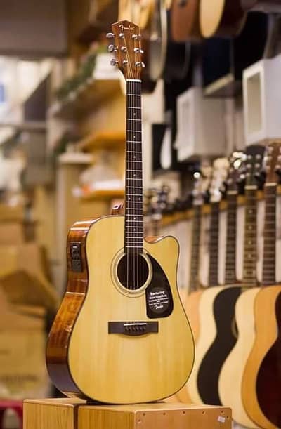 Fender CD-60CE Dreadnought Electro-Acoustic with Cutaway Natural