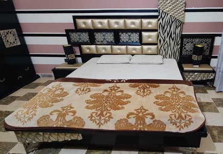 King Size Bed Wardrobe And Mirror Dressing