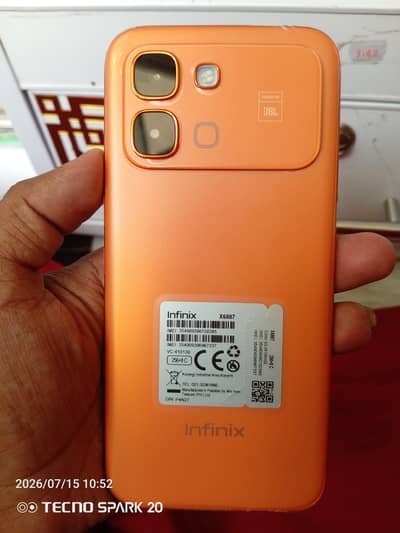 Infinix note edge 5g color orange 