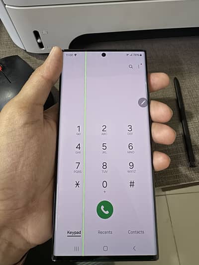 Samsung Mobile S22 Ultra green line PTA Approved 8/128