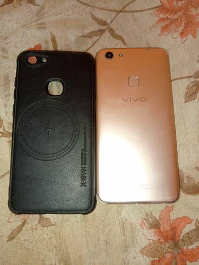 Vivo V7 with cover 4gb ram, senapdragan processor