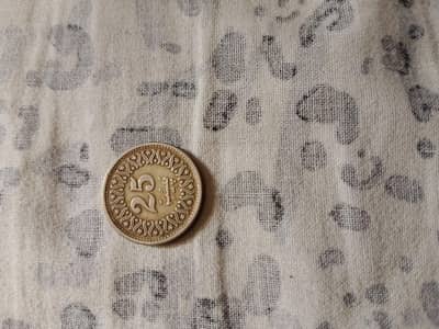25 paisa Pakistan old coin 1983