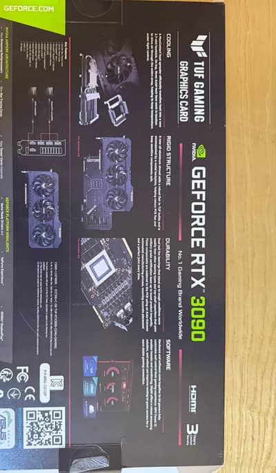 ASUS GeForce RTX 3090 OC 24GB TUF GDDR6X | Complete Box