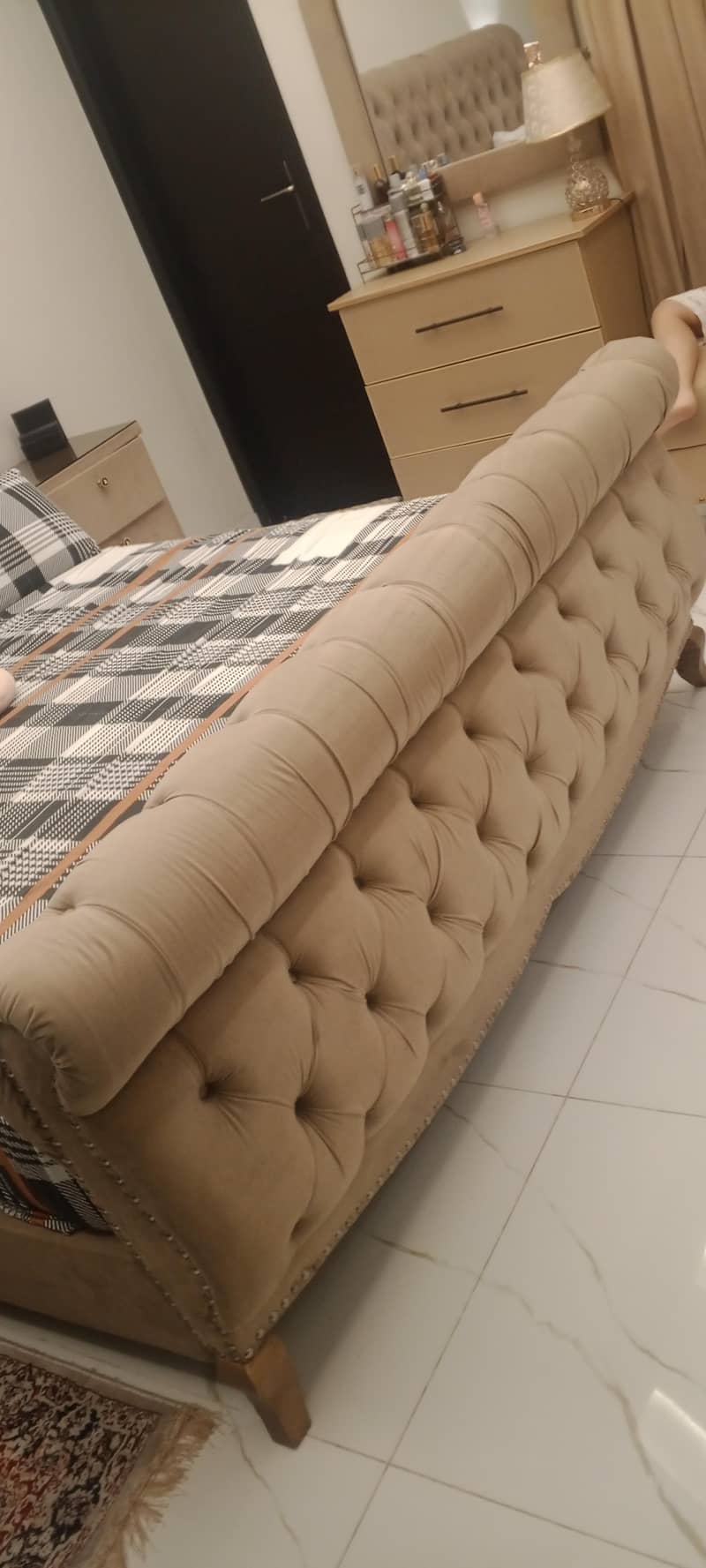 bed with side table 1