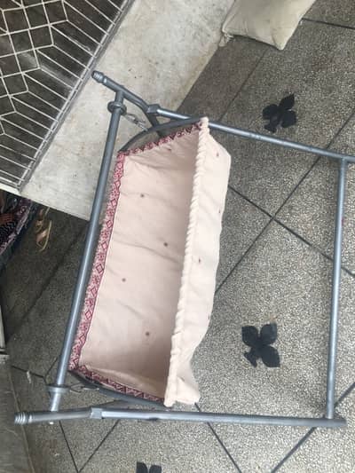 Baby iron swing with soft traditional jhilli