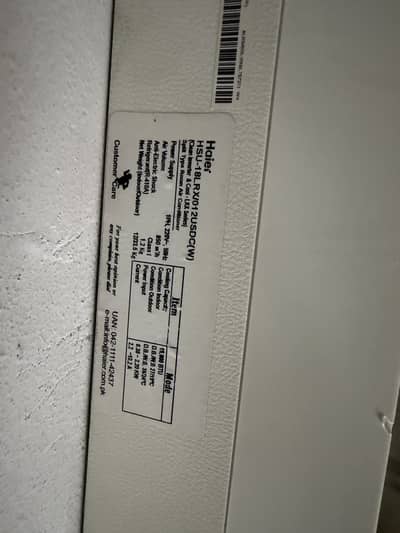 Haier 1.5 ton around 2 season use