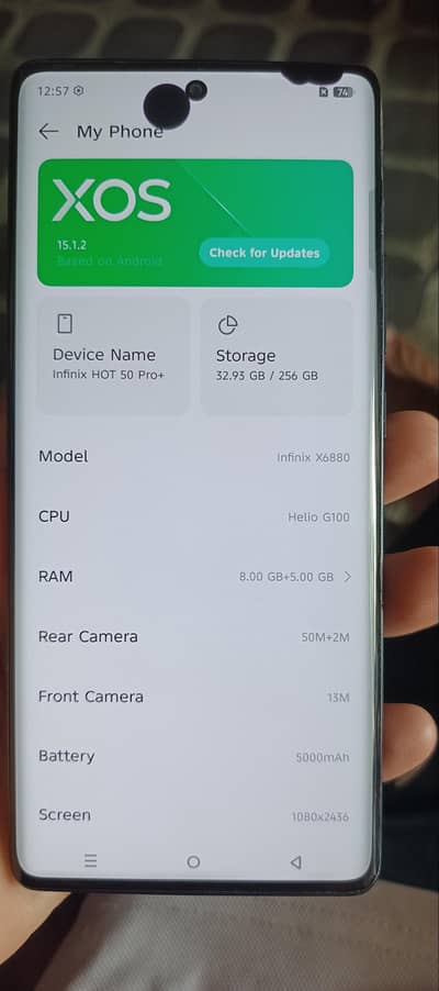 Infinix Hot 50 Pro Plus Only set