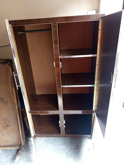 wooden wardrobe