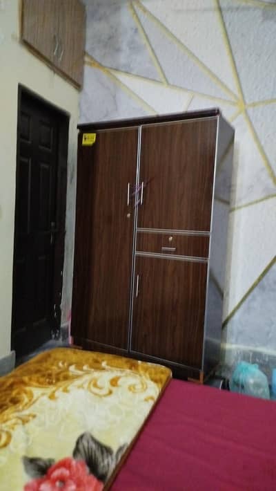 wooden wardrobe