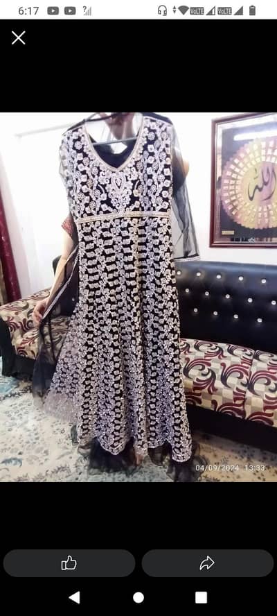 beautiful long maxi dress with dopata
