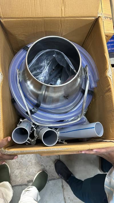 Imported DUVAC Buffalo Milking Bucket Set- (DELAVAL SWEDEN)