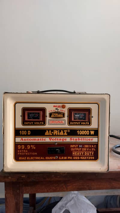 AL-RIAZ 10000W Automatic Voltage Stabilizer