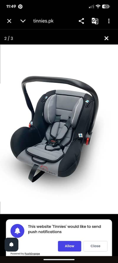 COMFORTABLE & SECURE BABY CARRIER CAR SEAT – INFANT ROCKER