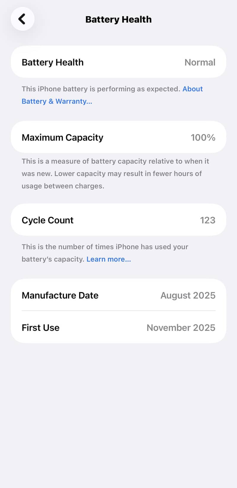 iPhone 17 Pro Max 256GB 100% Battery With Box 6