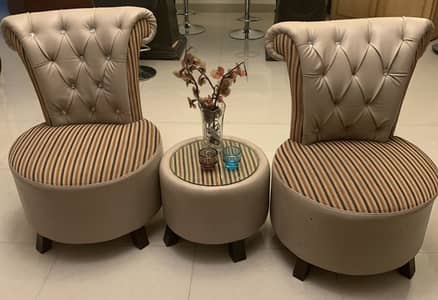 Coffee chairs with table