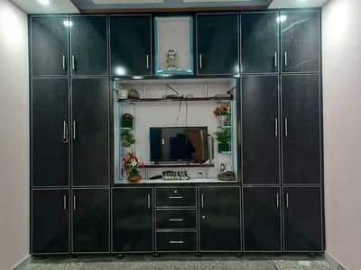 office and home wooden work,media wall,wood work,cabinets,Carpentery
