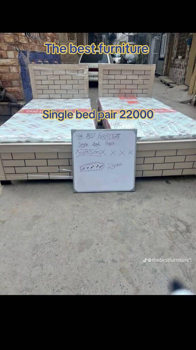 1 single bed+ Double bed 1