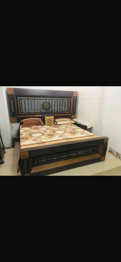 brown bed