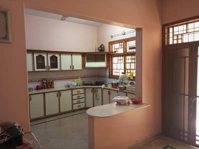 Johar 3 bed dd ground floor portion for rent