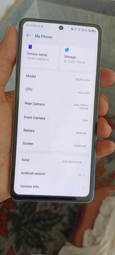 Tecno CAMON 20