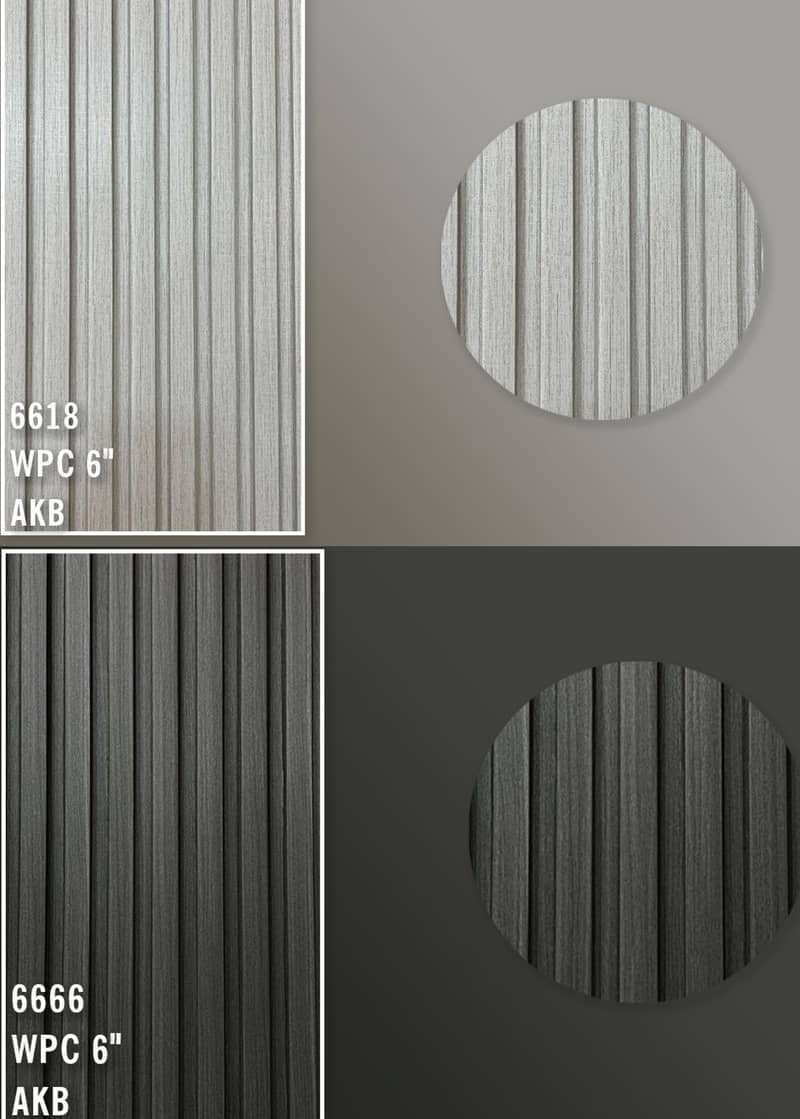 Wpc wallpanel-Pvc hard panel-Solid wallpanel-Wall panel-fluted panel 9