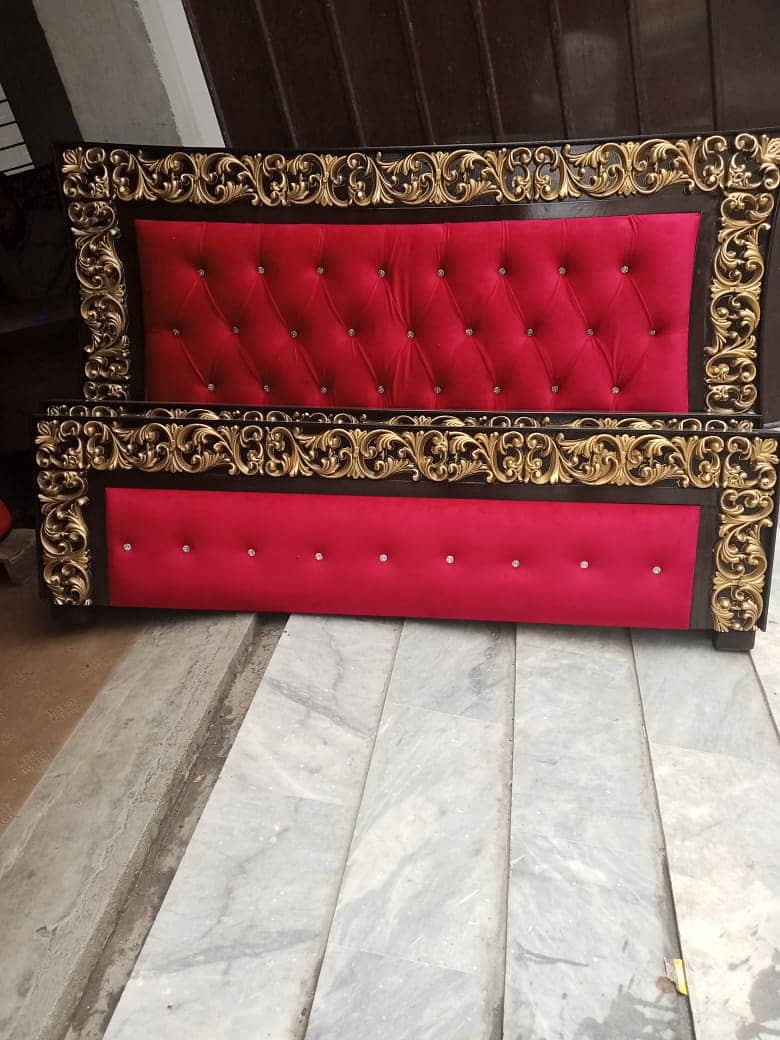 bed set/sofa set/almari/7seater sofa/double bed/king size bed set 6