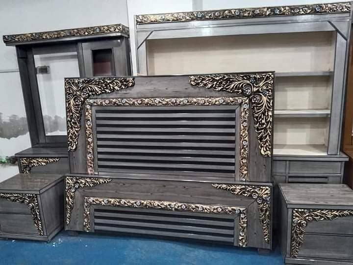 bed set/sofa set/almari/7seater sofa/double bed/king size bed set 13