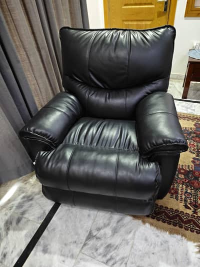 Imported recliner leather chair 360 rotation