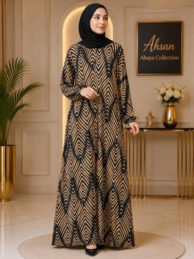 printed abaya