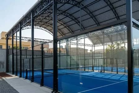 Padel court canopy / Paddle structure / Car parking / Tensile Shade