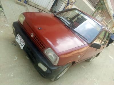 Suzuki Mehran VX 1991 model red colour